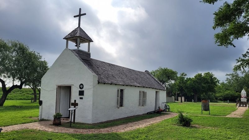 The view of the La Lomita Chapel from the historical park. Click for full size. The view of the La Lomita Chapel from the historical park image. Click for full size.