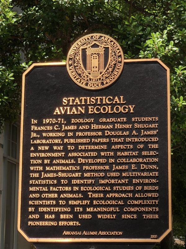 Statistical Avian Ecology Marker image. Click for full size.