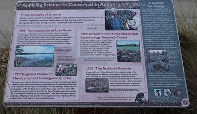 Applying Science to Conservation Action Marker image. Click for full size.