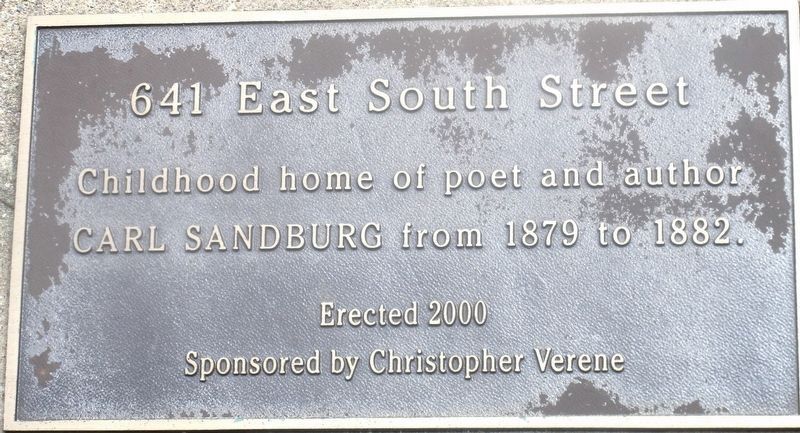614 East South Street Marker. Click for full size. 614 East South Street Marker image. Click for full size.