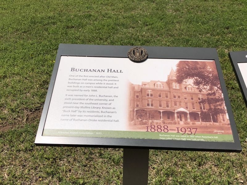 Buchanan Hall Marker image. Click for full size.