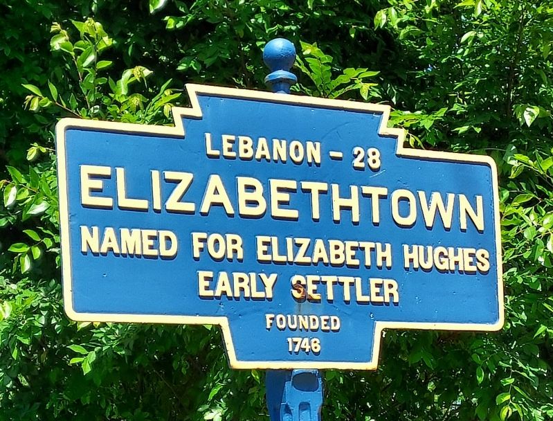 Elizabethtown Marker image. Click for full size.