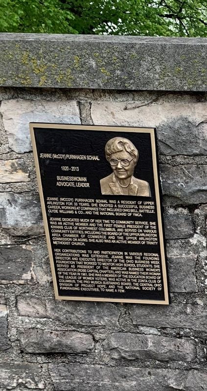 Jeanne (McCoy) Purnhagen Schaal Marker image. Click for full size.