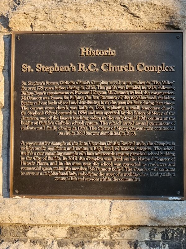 Historic St. Stephens R.C. Church Complex Marker image. Click for full size.