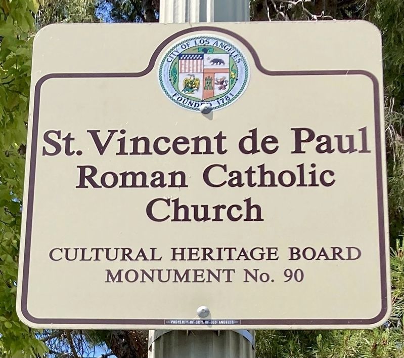St. Vincent de Paul Marker. Click for full size. St. Vincent de Paul Marker image. Click for full size.