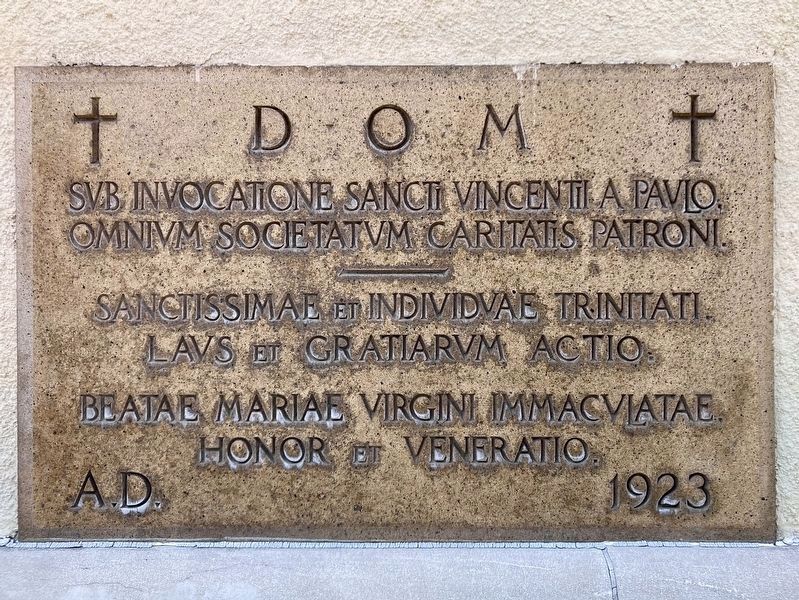 Church Cornerstone - 1923. Click for full size. Church Cornerstone - 1923 image. Click for full size.