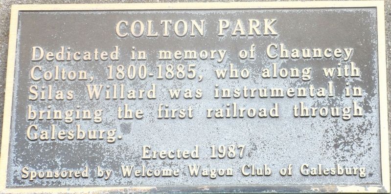 Colton Park Marker image. Click for full size.