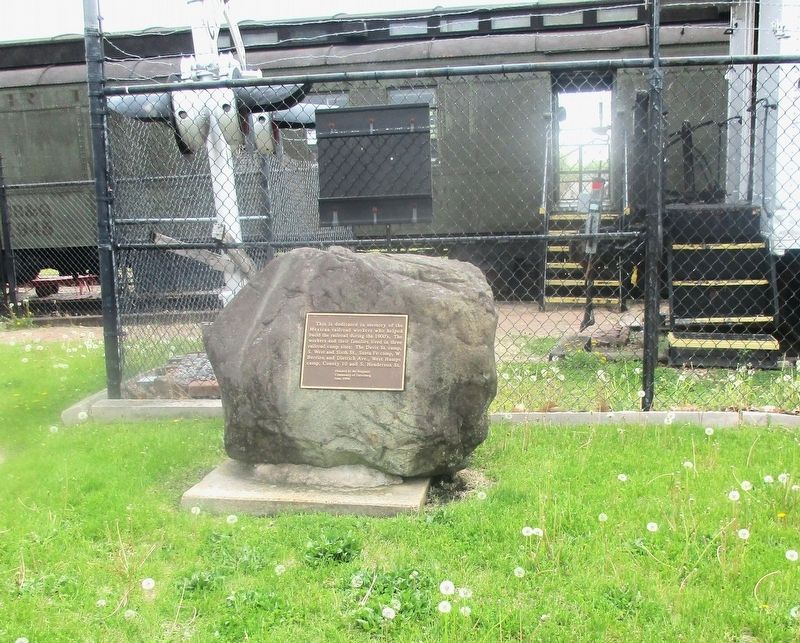 Mexican Railroad Workers Marker. Click for full size. Mexican Railroad Workers Marker image. Click for full size.