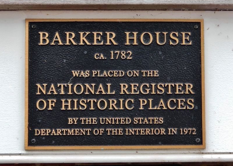 Penelope Barker House<br>National Register of Historic Places Marker image. Click for full size.