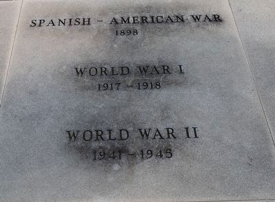 Latta Veterans Memorial Park Marker image. Click for full size.