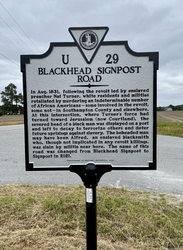 Blackhead Signpost Road Marker image. Click for full size.