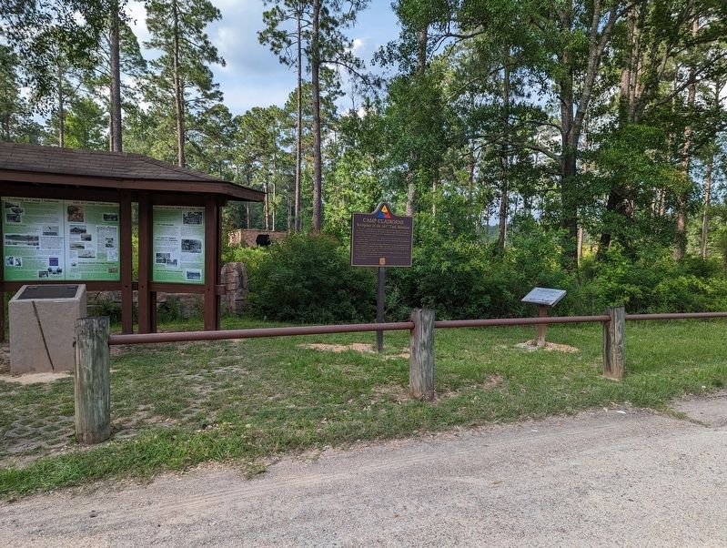 Camp Claiborne Marker. Click for full size. Camp Claiborne Marker image. Click for full size.