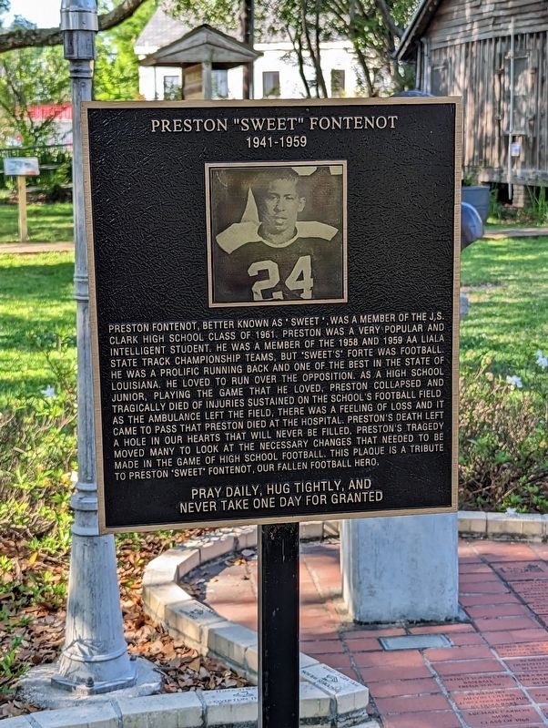 Preston "Sweet" Fontenot Marker image. Click for full size.