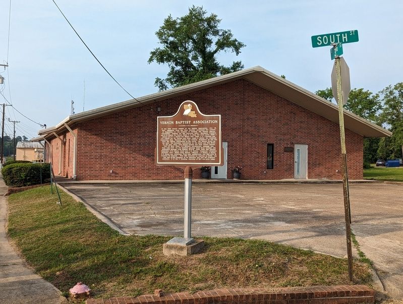 Vernon Baptist Association Marker. Click for full size. Vernon Baptist Association Marker image. Click for full size.