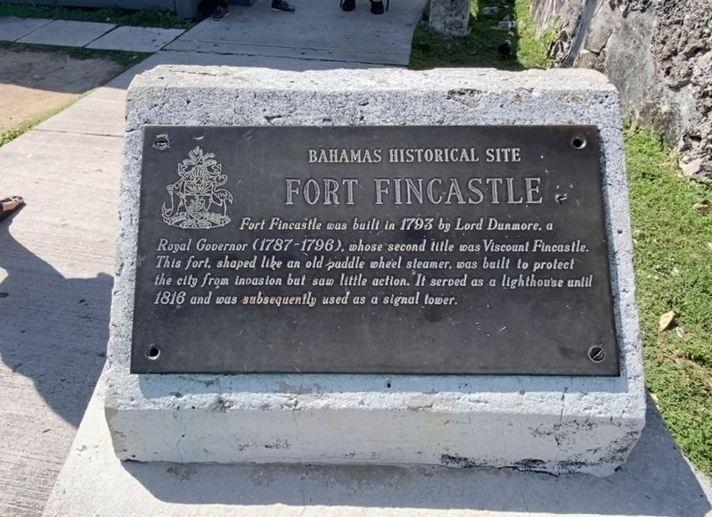 Fort Fincastle Marker. Click for full size. Fort Fincastle Marker image. Click for full size.