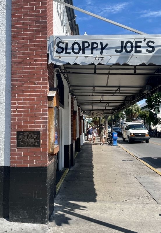 Sloppy Joe�s Bar Marker image. Click for full size.