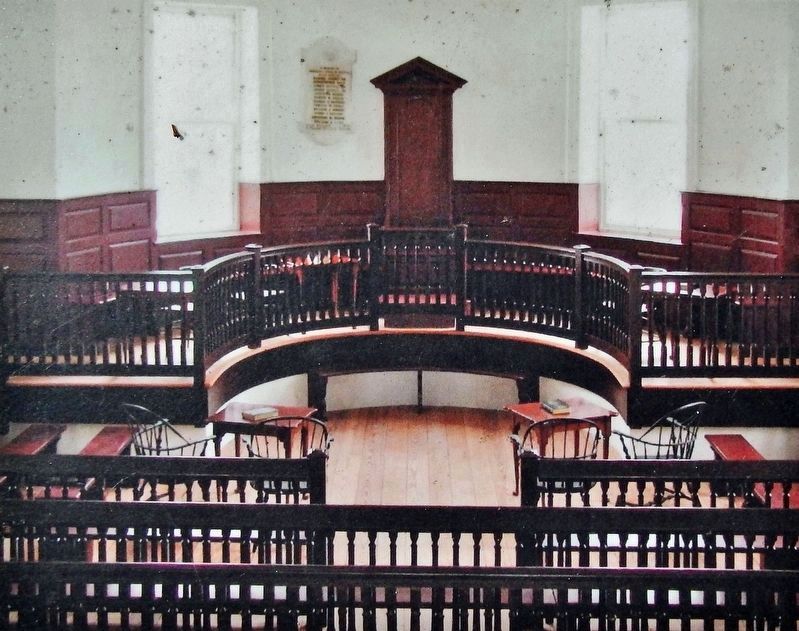 Marker detail: Courtroom. Click for full size. Marker detail: Courtroom image. Click for full size.