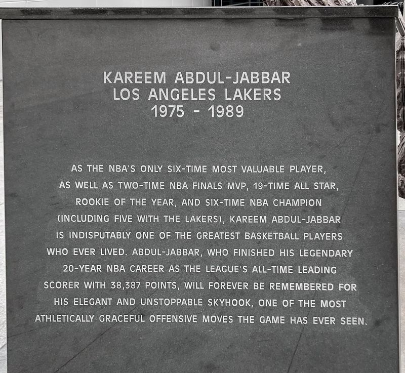 Kareem Abdul-Jabbar Marker image. Click for full size.