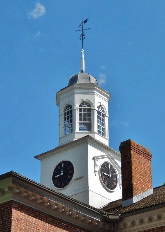 Chowan County Courthouse Cupola & Weathervane image. Click for full size.