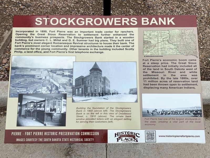 Stockgrowers Bank Marker image. Click for full size.