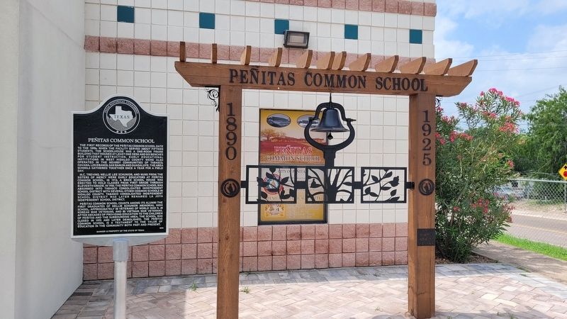 Peñitas Common School Marker. Click for full size. Peñitas Common School Marker image. Click for full size.