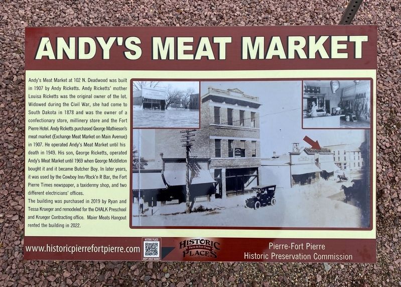Andy's Meat Market Marker image. Click for full size.