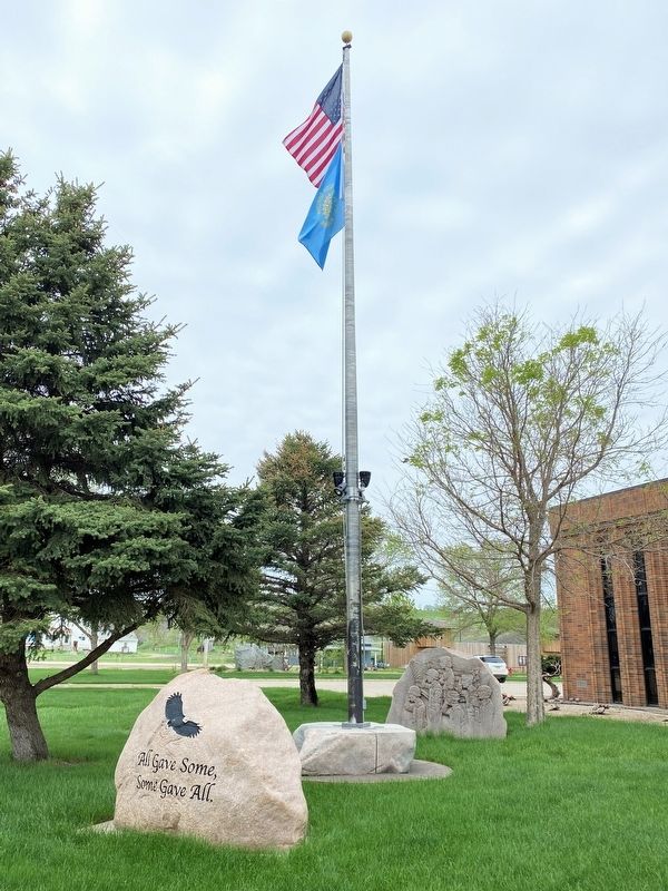 Stanley County Courthouse Veterans Memorial image. Click for full size.