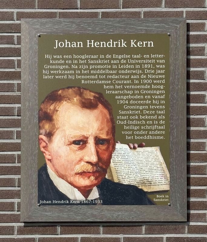 Johan Hendrik Kern Marker image. Click for full size.
