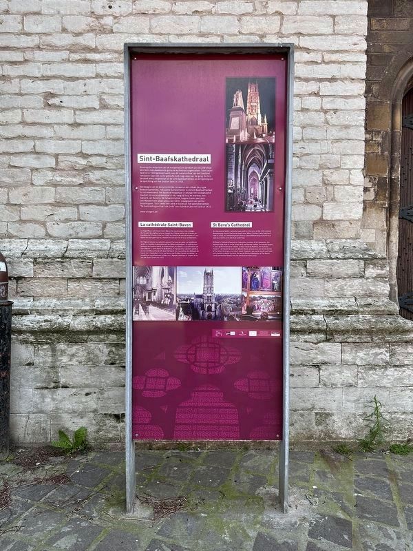 Sint-Baafskathedraal / La cath�drale Saint-Bavon / St Bavo�s Cathedral Marker image. Click for full size.