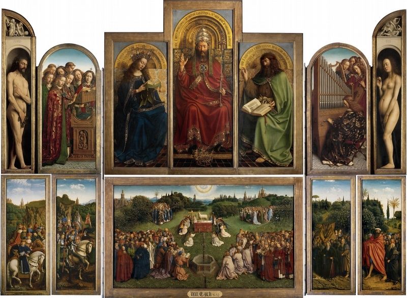The Ghent Altarpiece image. Click for full size.