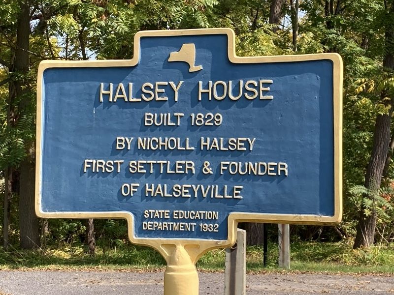 Halsey House Marker image. Click for full size.