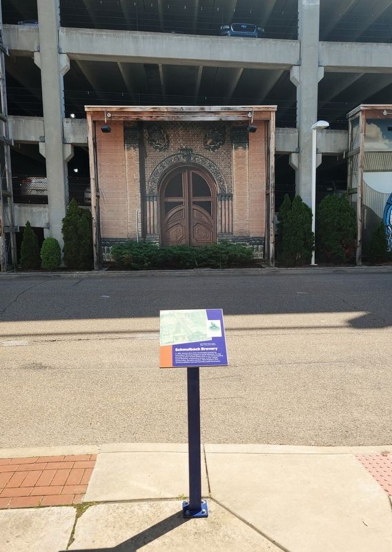 Schmulbach Brewery Marker. Click for full size. Schmulbach Brewery Marker image. Click for full size.