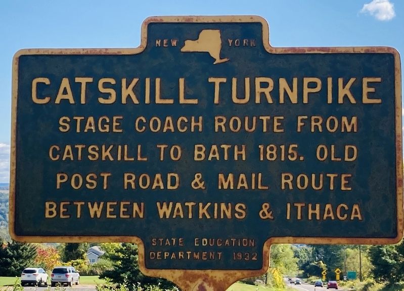 Catskill Turnpike Marker image. Click for full size.