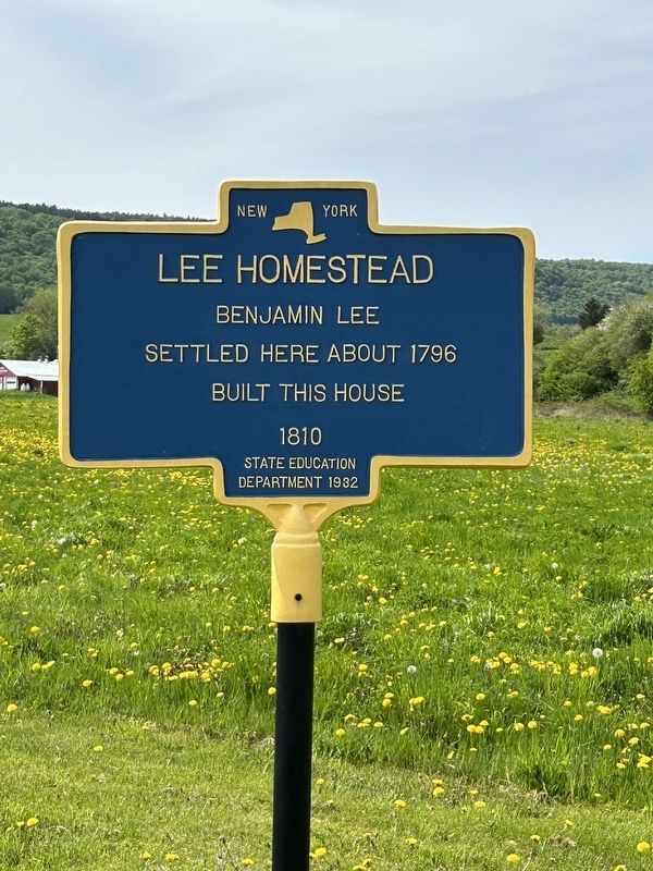 Lee Homestead Marker image. Click for full size.