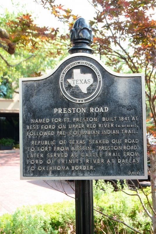 Preston Road Marker. Click for full size. Preston Road Marker image. Click for full size.