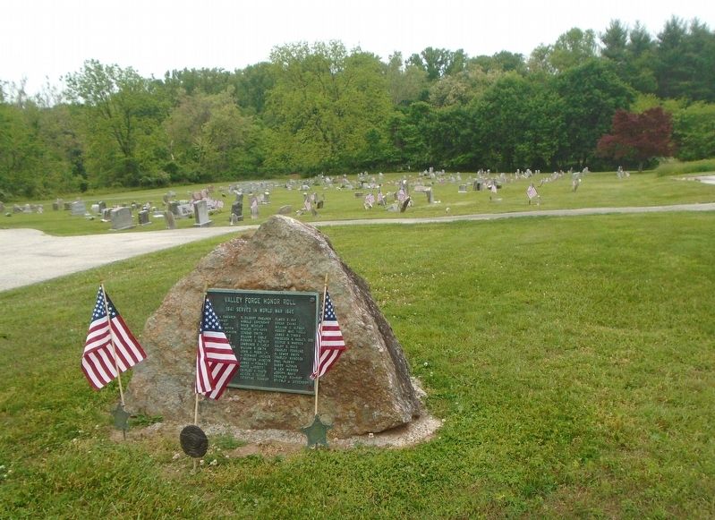 Valley Forge Honor Roll Marker. Click for full size. Valley Forge Honor Roll Marker image. Click for full size.
