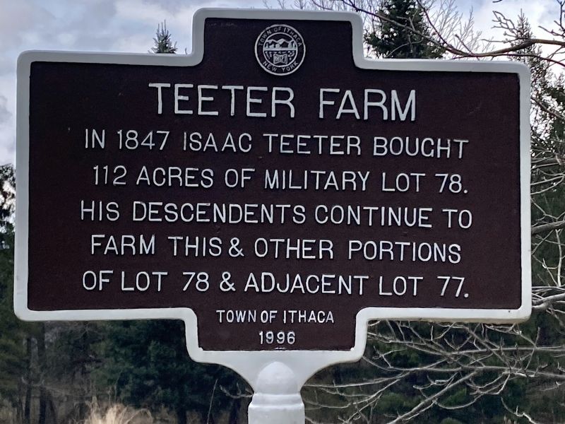 Teeter Farm Marker image. Click for full size.