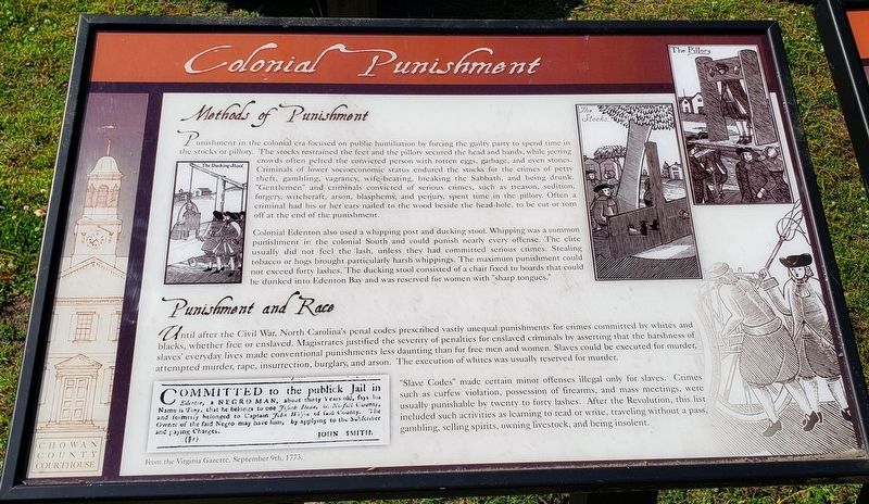 Colonial Punishment Marker image. Click for full size.