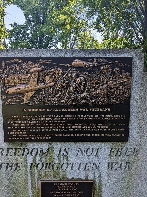 In Memory of all Korean War Veterans Marker image. Click for full size.
