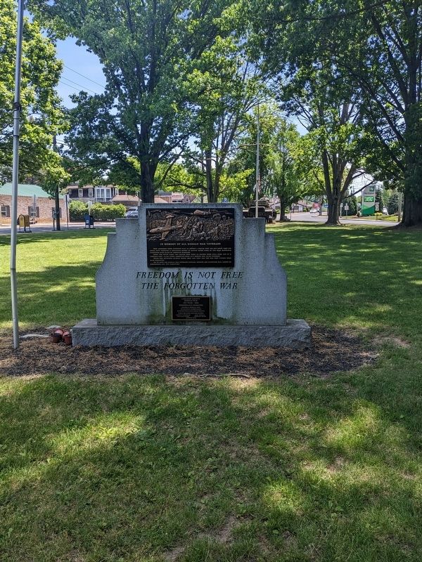 In Memory of all Korean War Veterans Marker image. Click for full size.