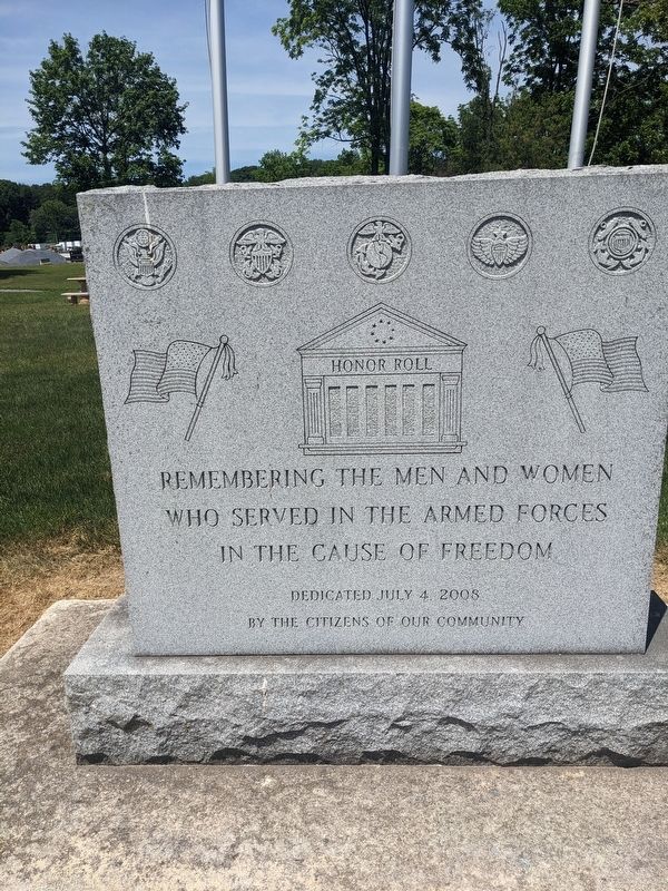 Remembering the Men and Women Marker image. Click for full size.