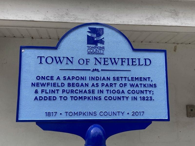 Town of Newfield Marker image. Click for full size.