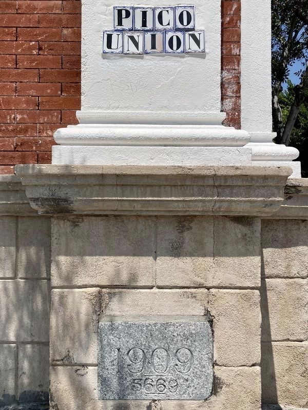 Cornerstone - 1909. Click for full size. Cornerstone - 1909 image. Click for full size.