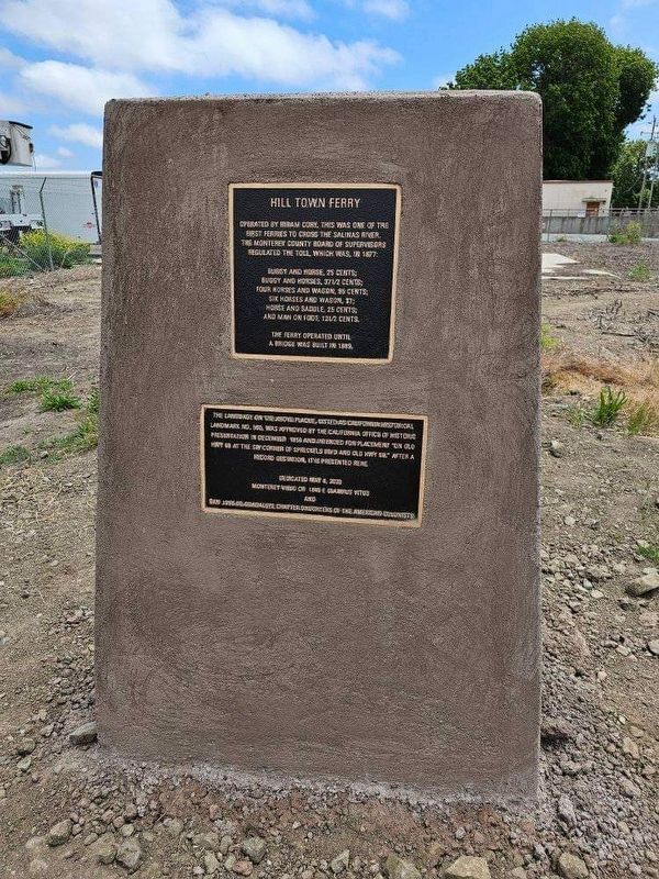 Hill Town Ferry Marker. Click for full size. Hill Town Ferry Marker image. Click for full size.