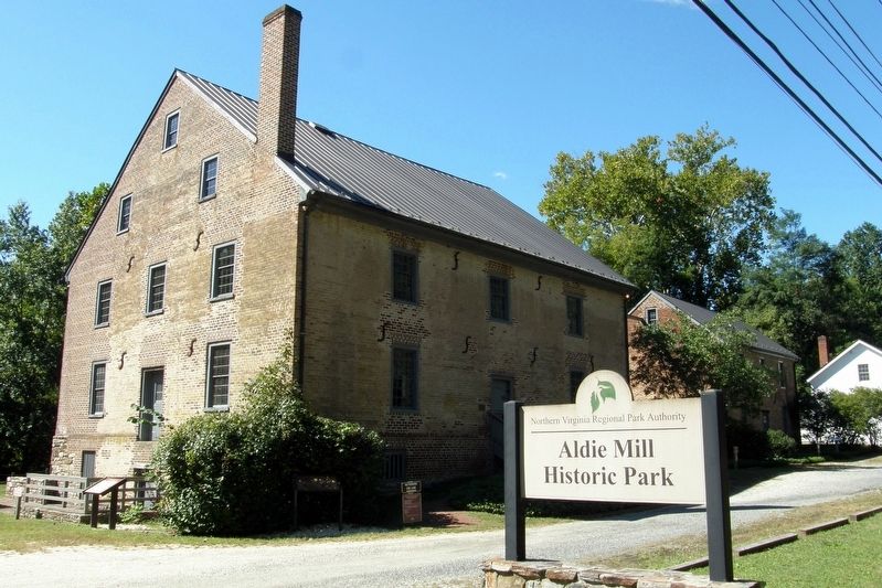 The grist mill at Aldie Mill Historic Park image. Click for full size.