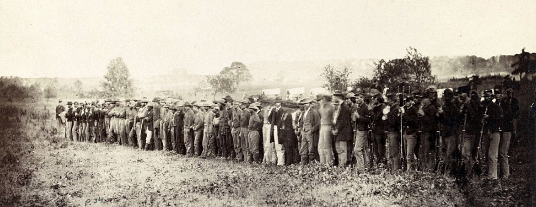 Confederate cavalrymen captured at Aldie image. Click for full size.