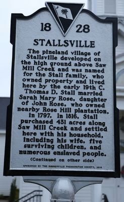 Stallsville Marker image. Click for full size.
