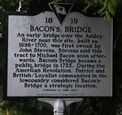 Bacon's Bridge side. Click for full size. Bacon's Bridge side image. Click for full size.