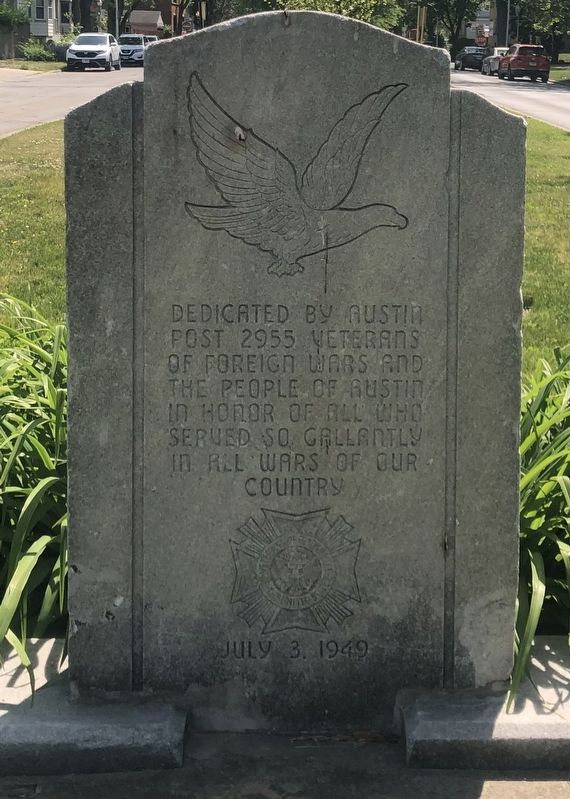 Austin War Memorial (Chicago) Marker image. Click for full size.