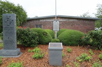Liberty Hill's Vietnam Fighting Men Marker image. Click for full size.